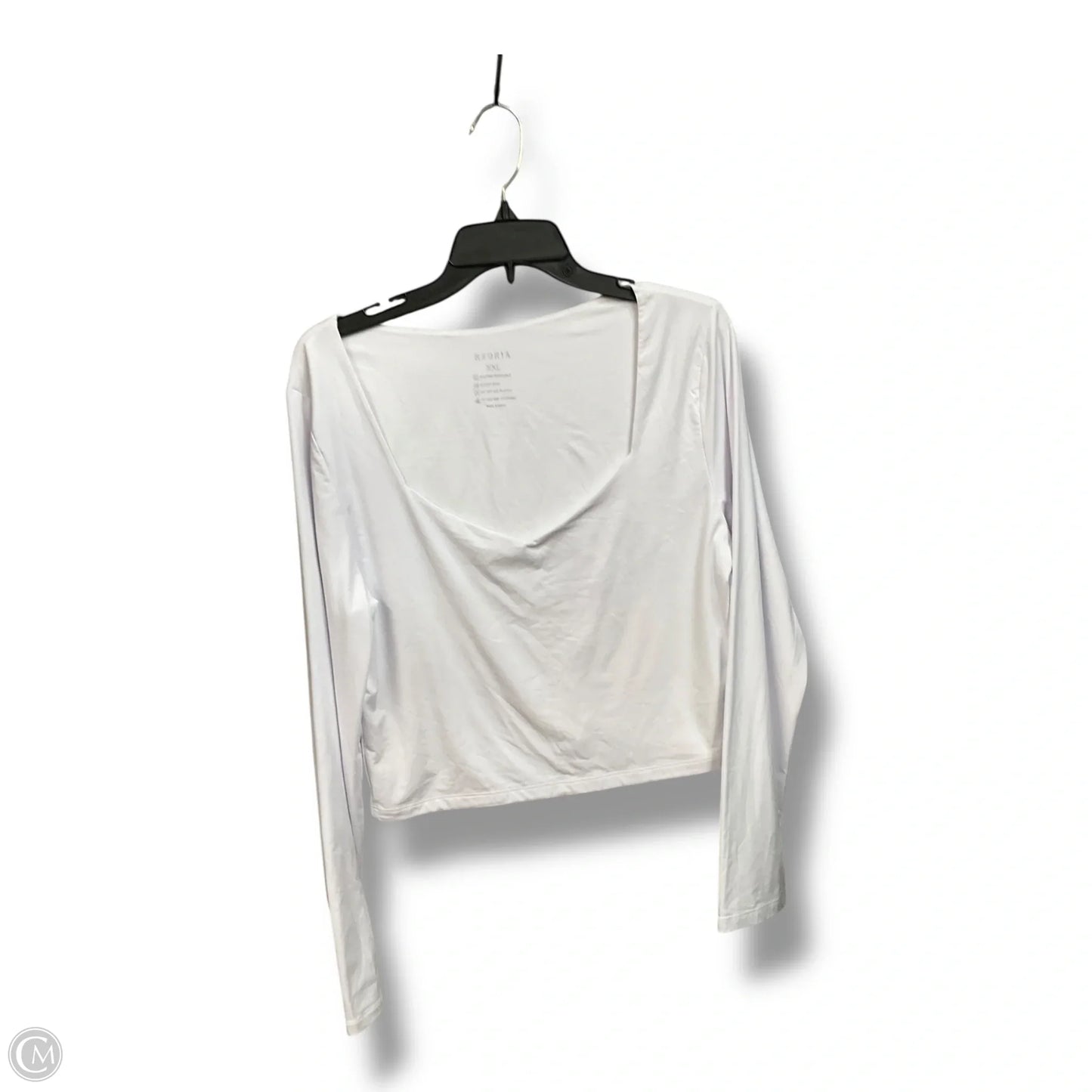Athletic Top Long Sleeve Crewneck By Cmc In White, Size: Xxl