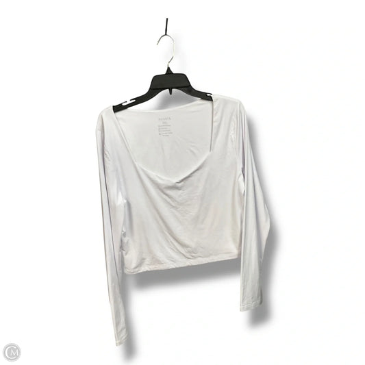 Athletic Top Long Sleeve Crewneck By Cmc In White, Size: Xxl