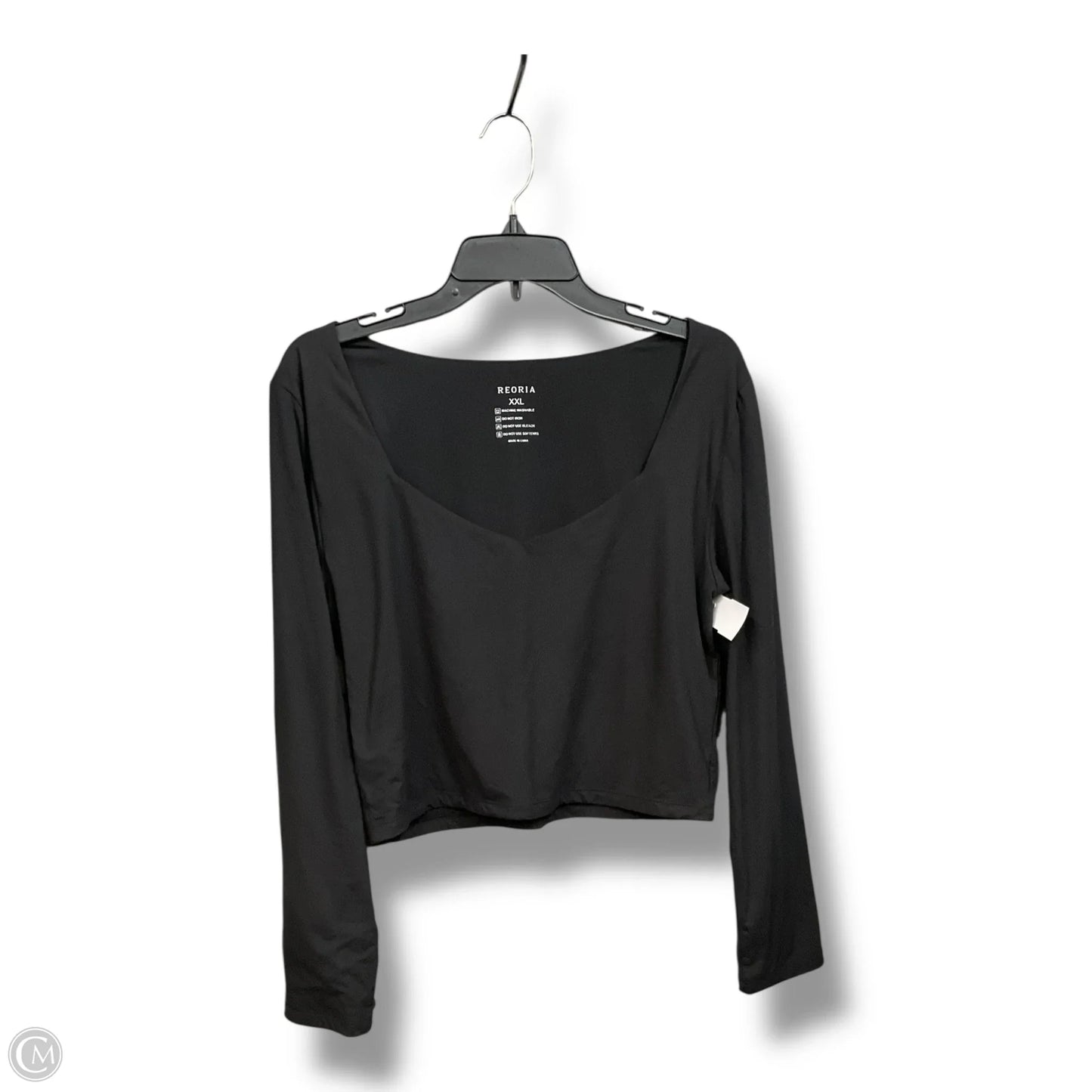Athletic Top Long Sleeve Crewneck By Cmc In Black, Size: Xxl