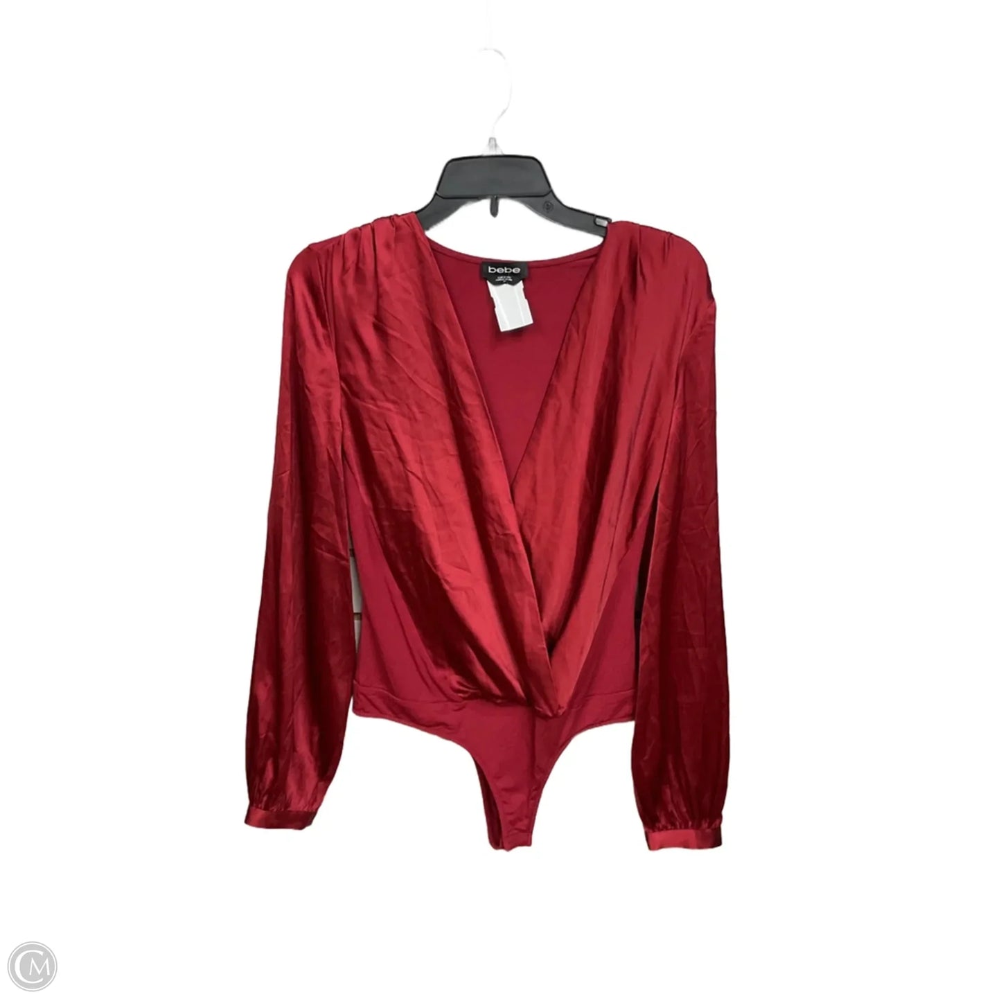 Bodysuit By Bebe In Maroon, Size: S