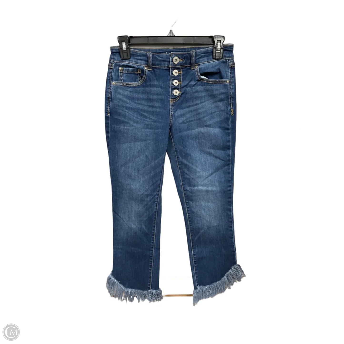 Jeans Cropped By Inc In Blue Denim, Size: 2