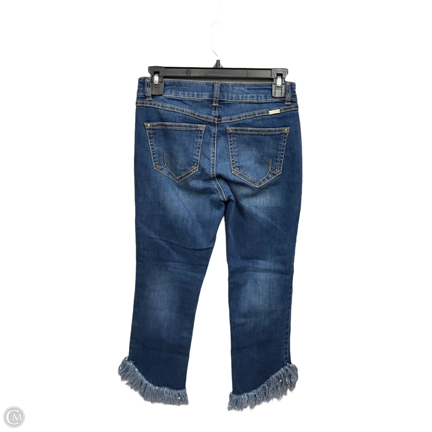 Jeans Cropped By Inc In Blue Denim, Size: 2