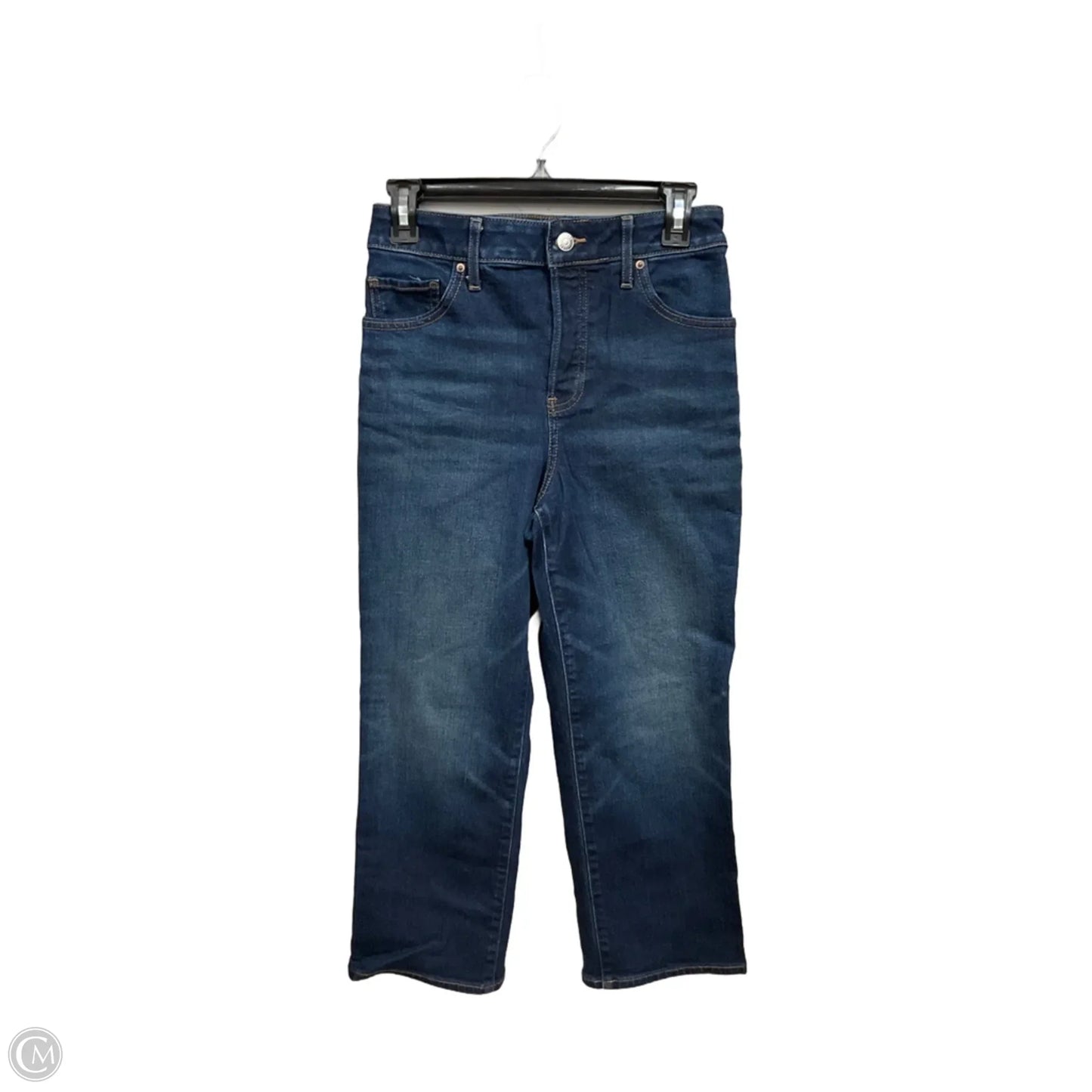 Jeans Straight By Express In Blue Denim, Size: 2