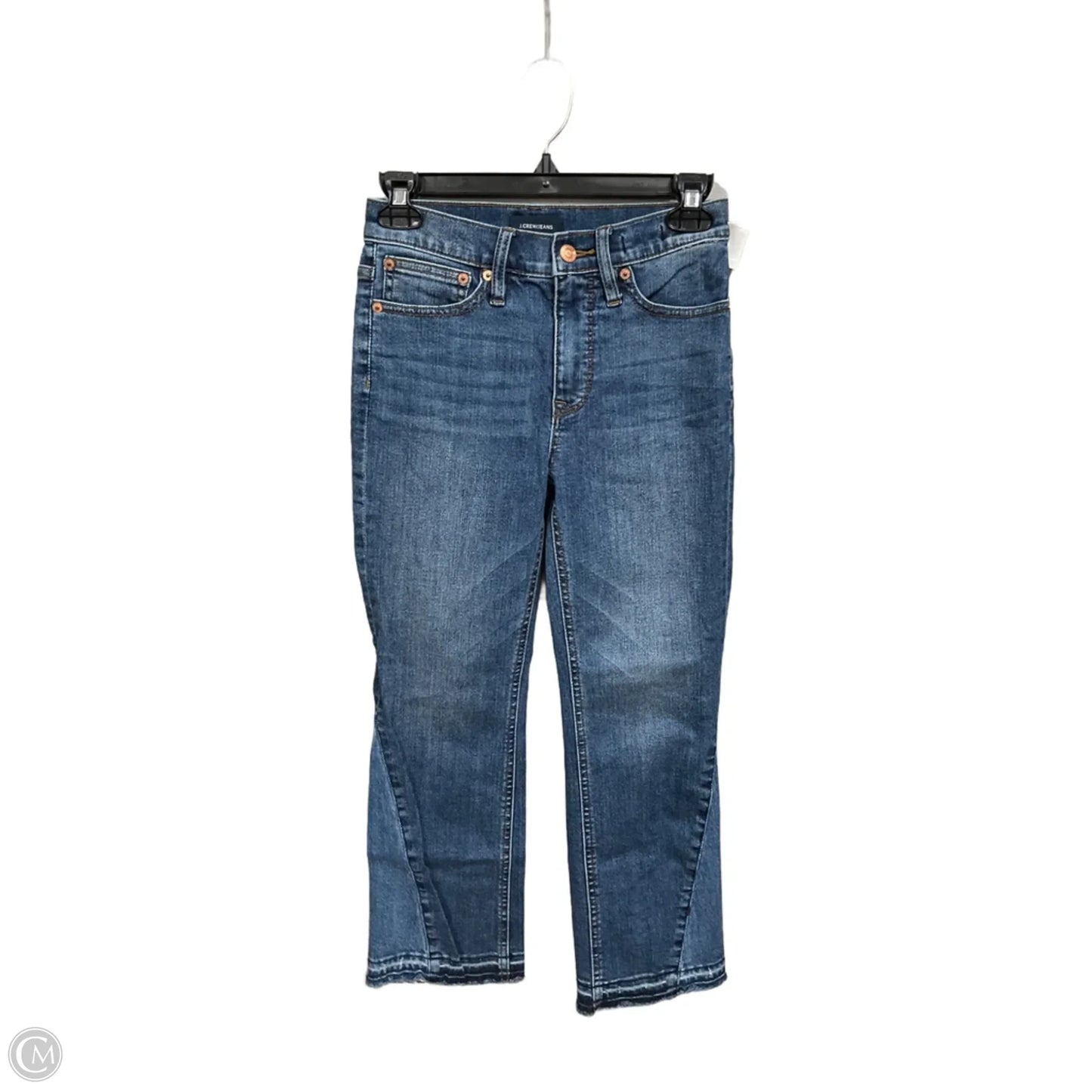 Jeans Straight By J. Crew In Blue Denim, Size: 2
