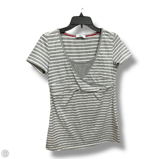 Maternity Top Short Sleeve By Cmc, Size: M