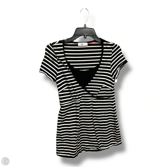 Maternity Top Short Sleeve By Cmc, Size: M