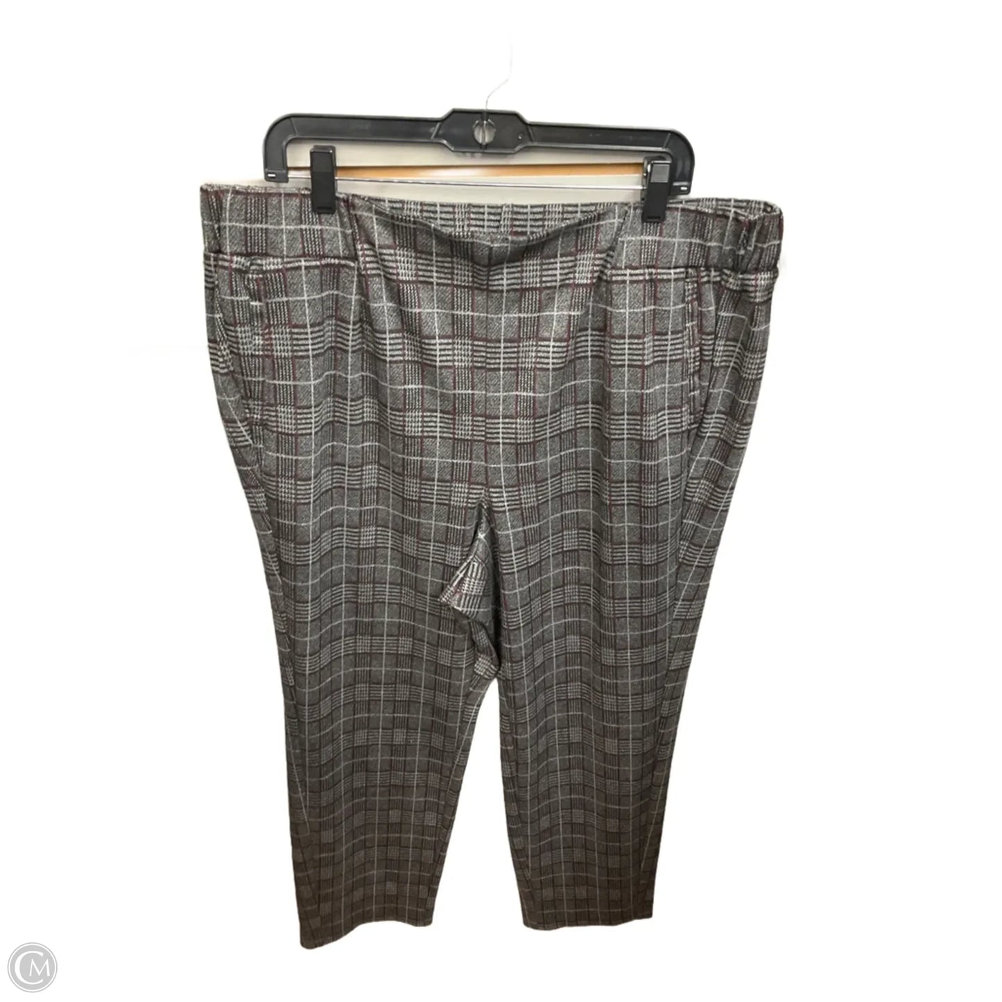 Pants Dress By Lane Bryant In Plaid Pattern, Size: 18