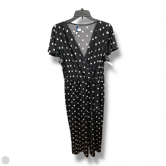 Jumpsuit By Croft And Barrow In Polkadot Pattern, Size: M
