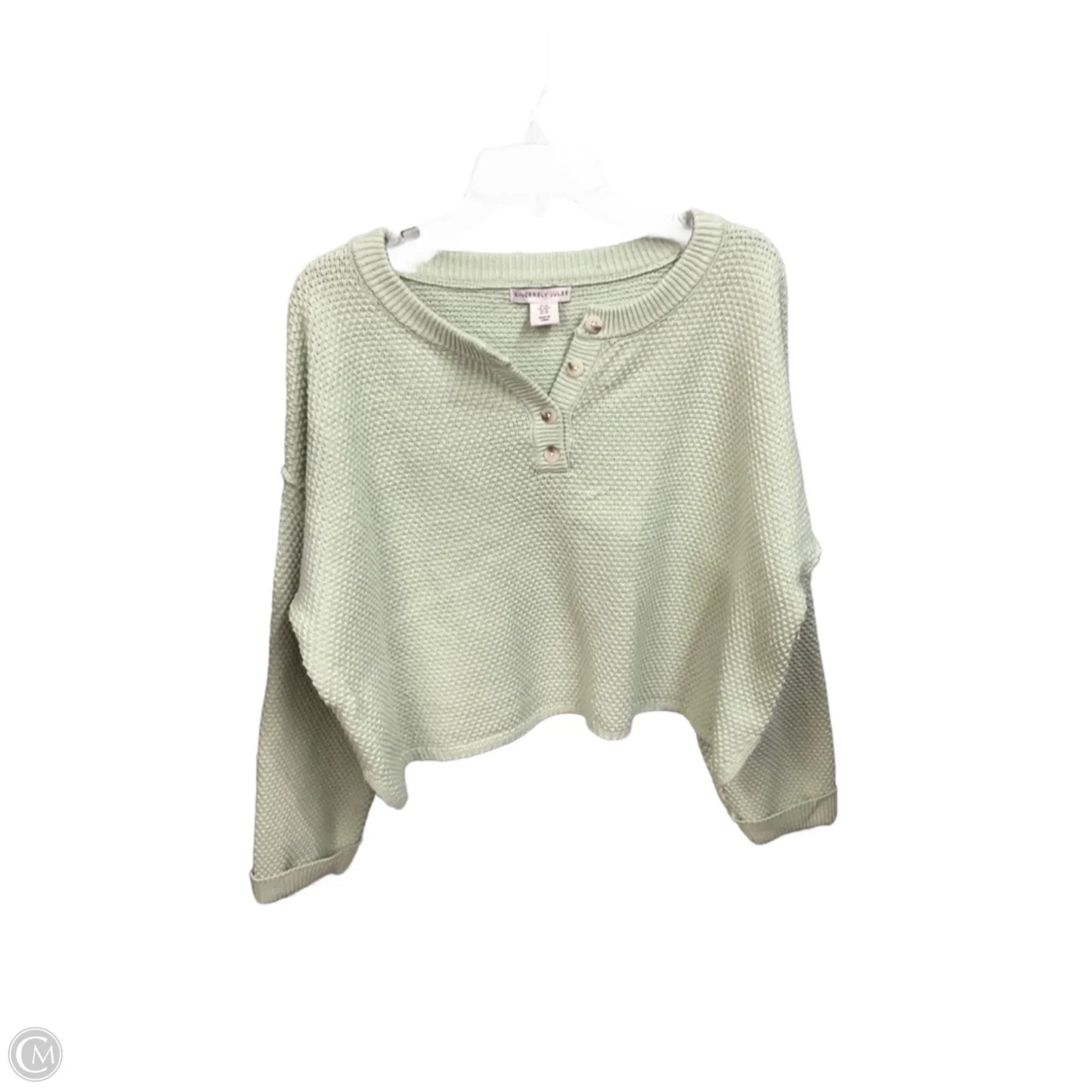 Top Long Sleeve Basic By Sincerely Jules In Green, Size: M