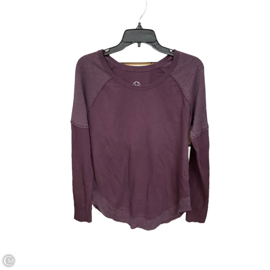 Top Long Sleeve Basic By Te Verde In Purple, Size: M