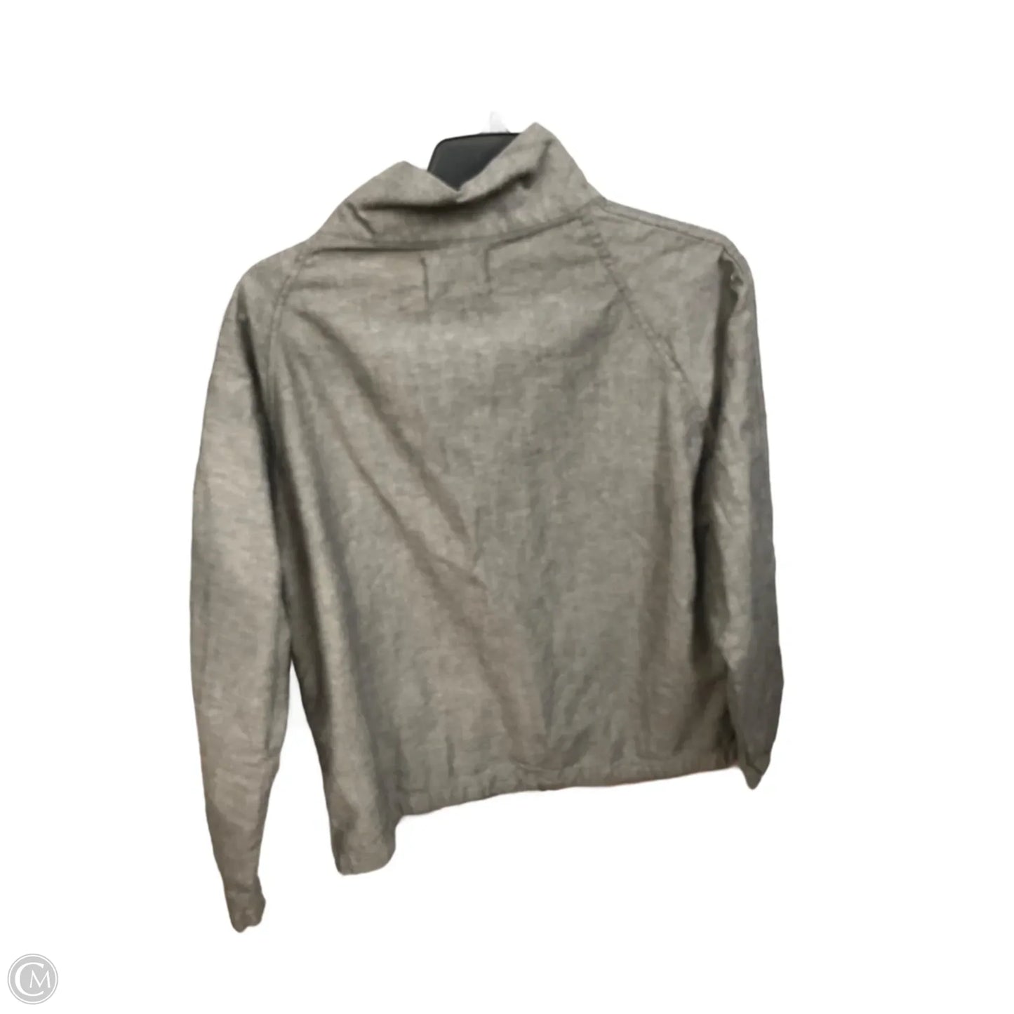 Jacket Utility By Clothes Mentor In Grey, Size: L