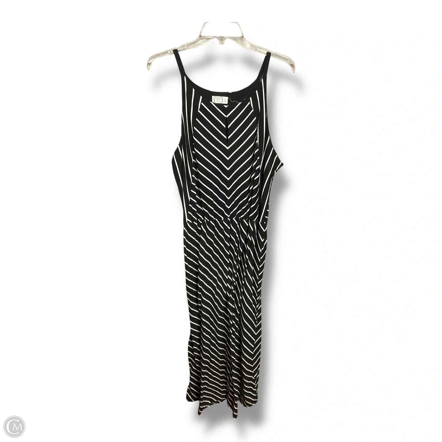 Dress Casual Maxi By Cmc In Black, Size: Xl