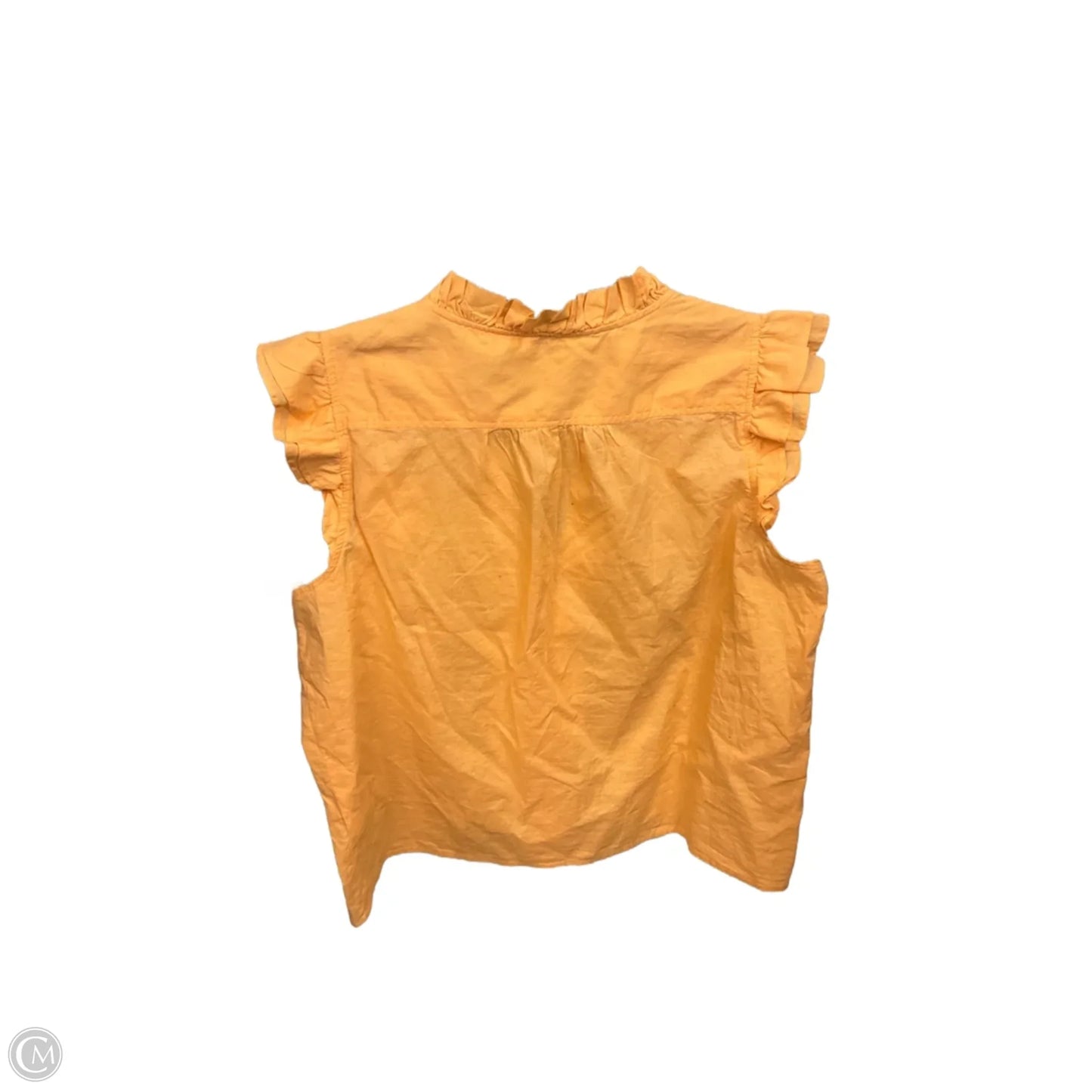 Top Sleeveless Basic By J. Crew In Orange, Size: L
