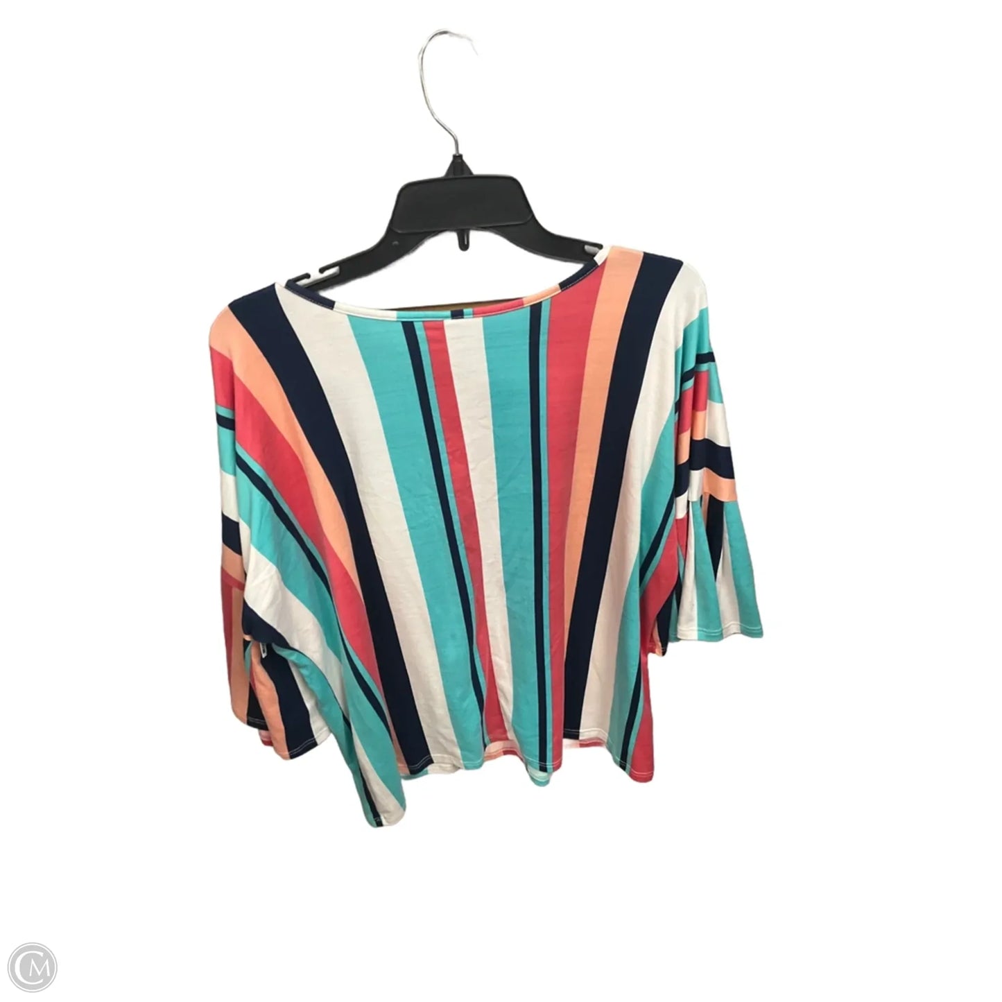 Top Long Sleeve By Clothes Mentor In Striped Pattern, Size: S