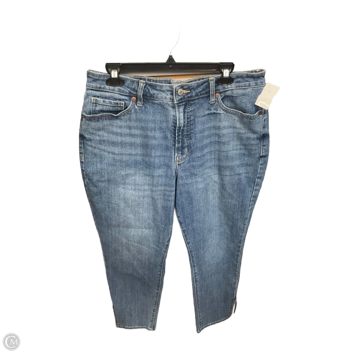 Jeans Straight By Old Navy In Blue Denim, Size: 14