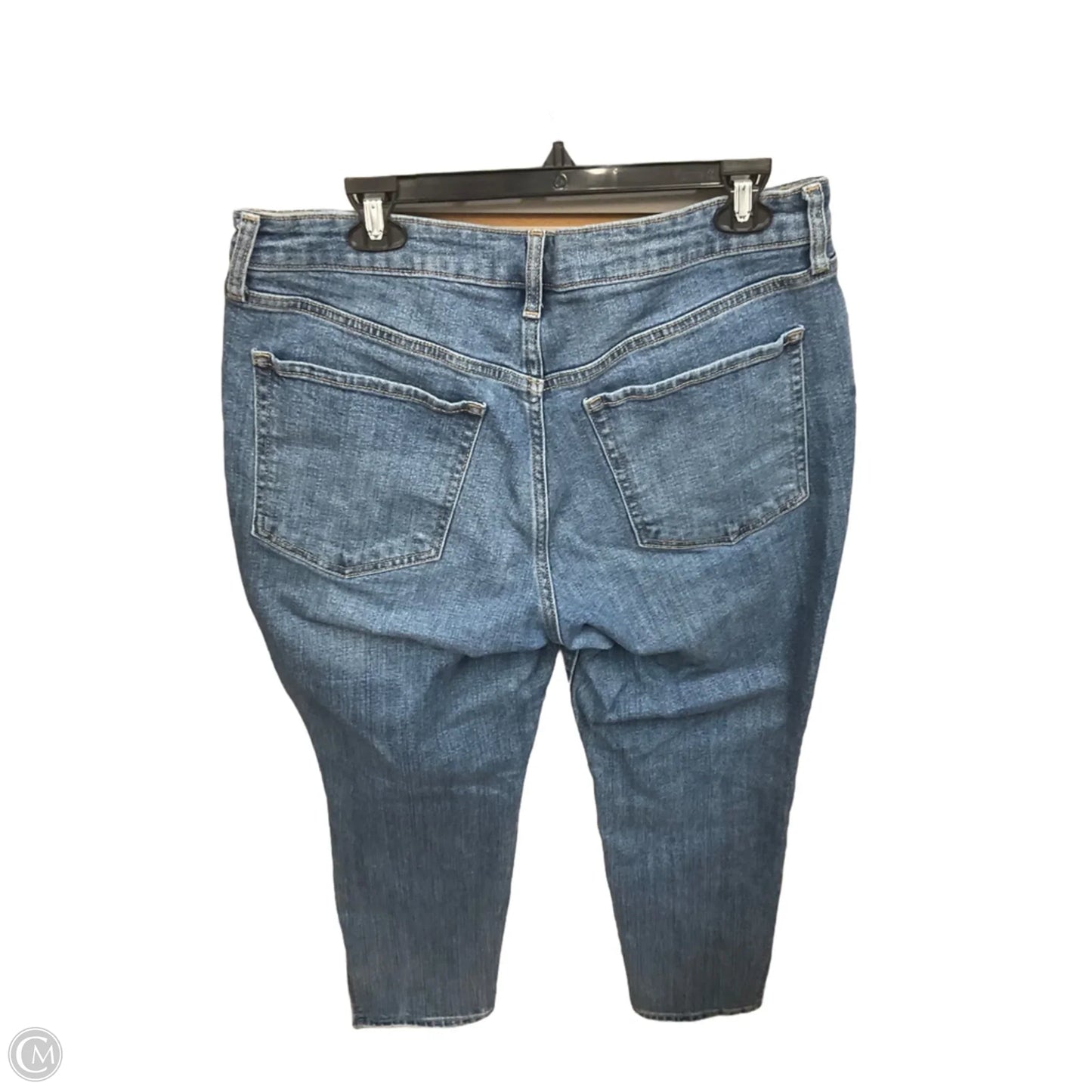 Jeans Straight By Old Navy In Blue Denim, Size: 14