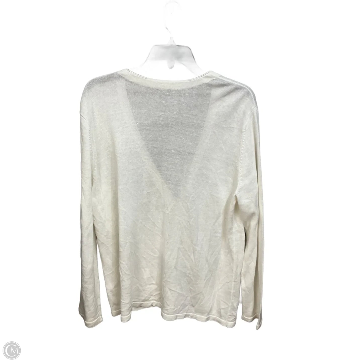 Cardigan By J. Jill In White, Size: Xl