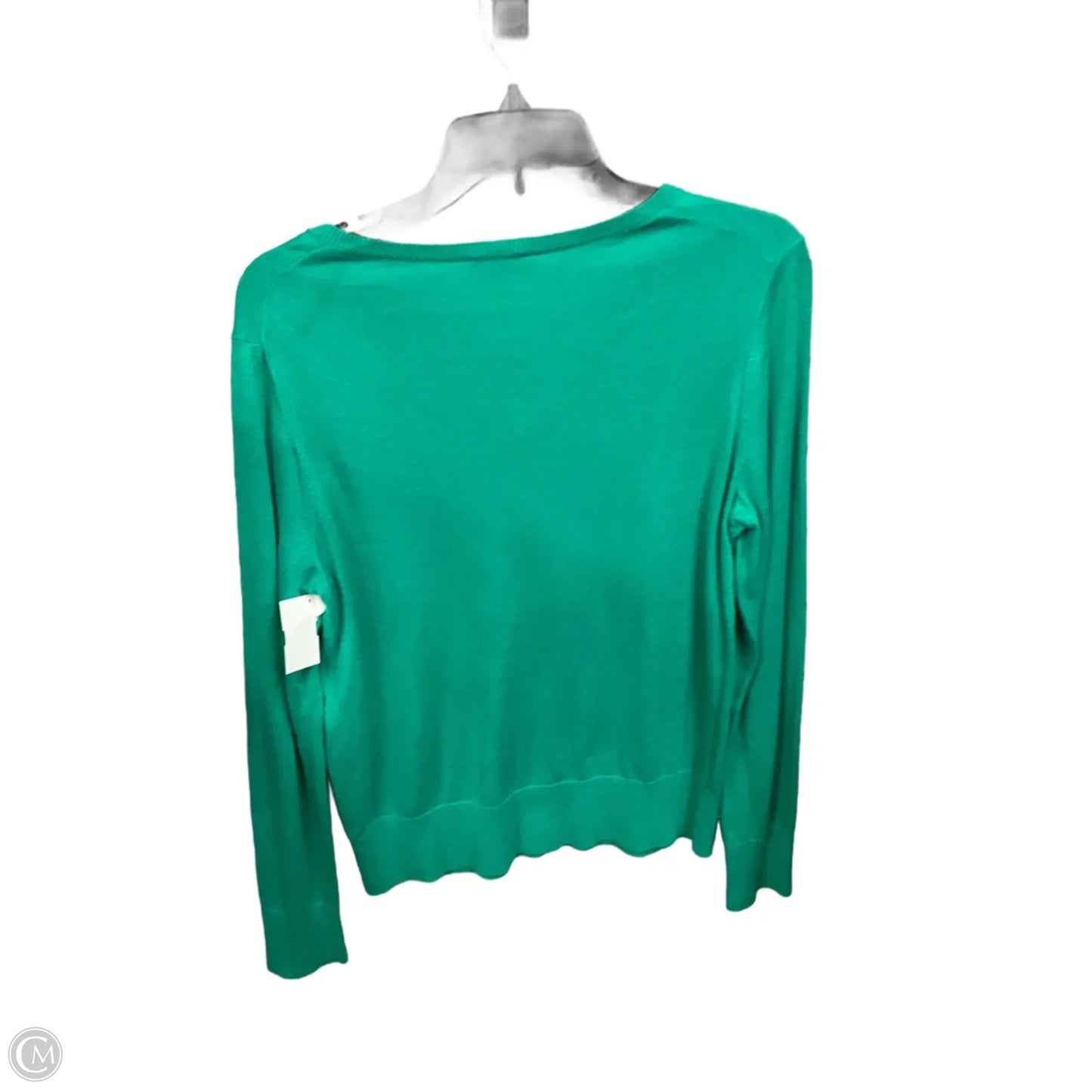 Cardigan By Ann Taylor In Teal, Size: L
