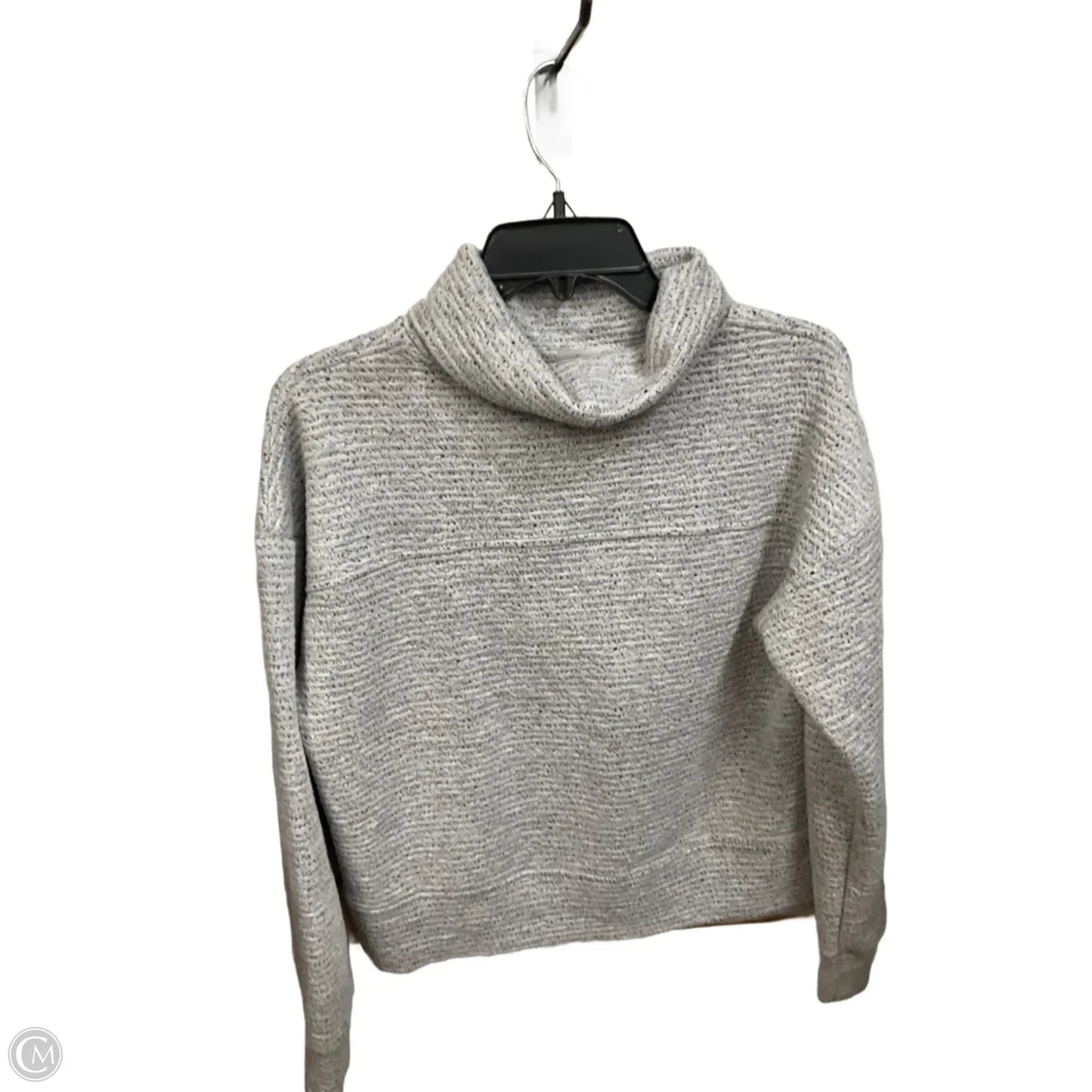 Athletic Top Long Sleeve Collar By Calia In Grey, Size: S