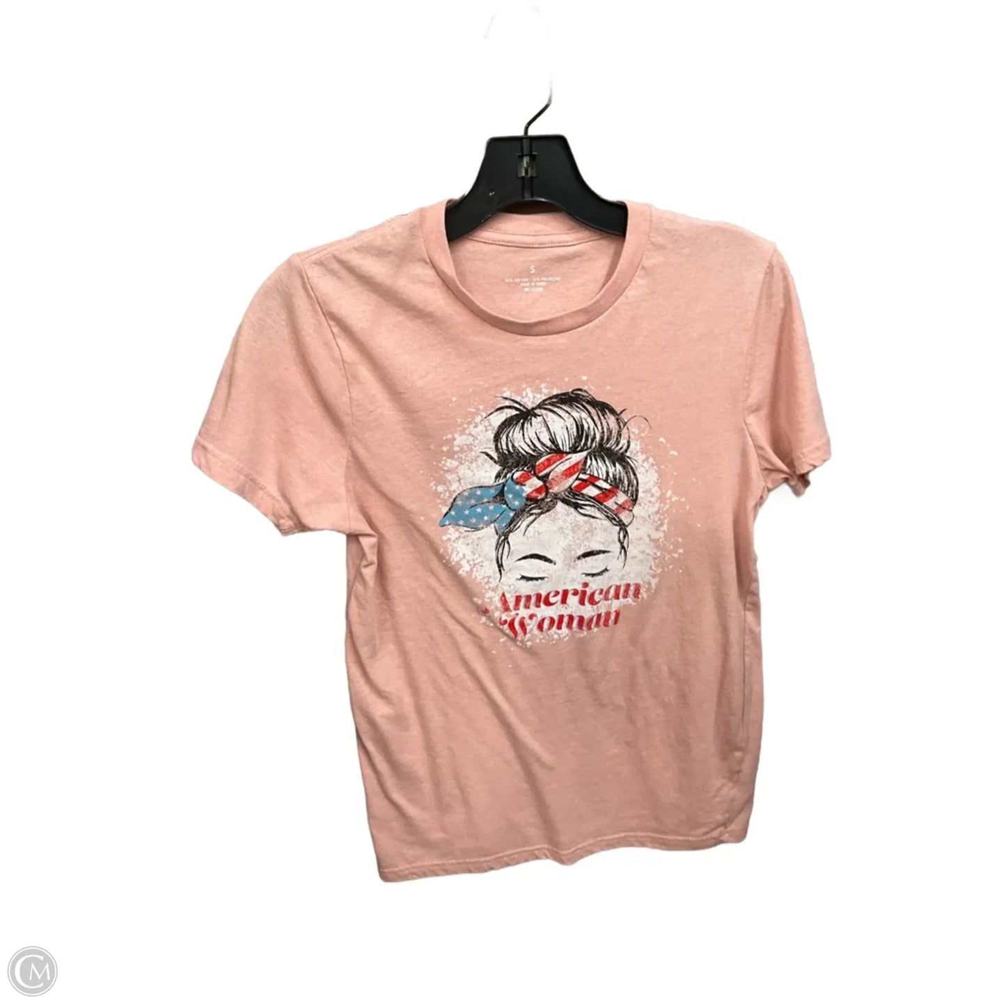 Top Short Sleeve Basic By Clothes Mentor In Pink, Size: S