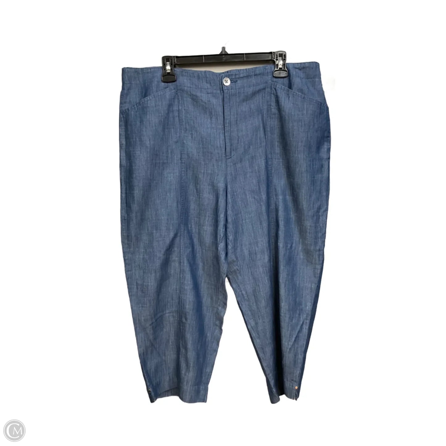 Capris By Chicos In Blue, Size: 12