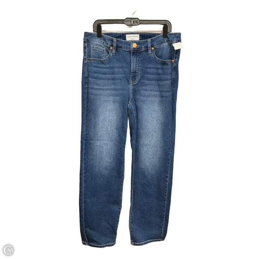 Jeans Straight By Lane Bryant In Blue Denim, Size: 16