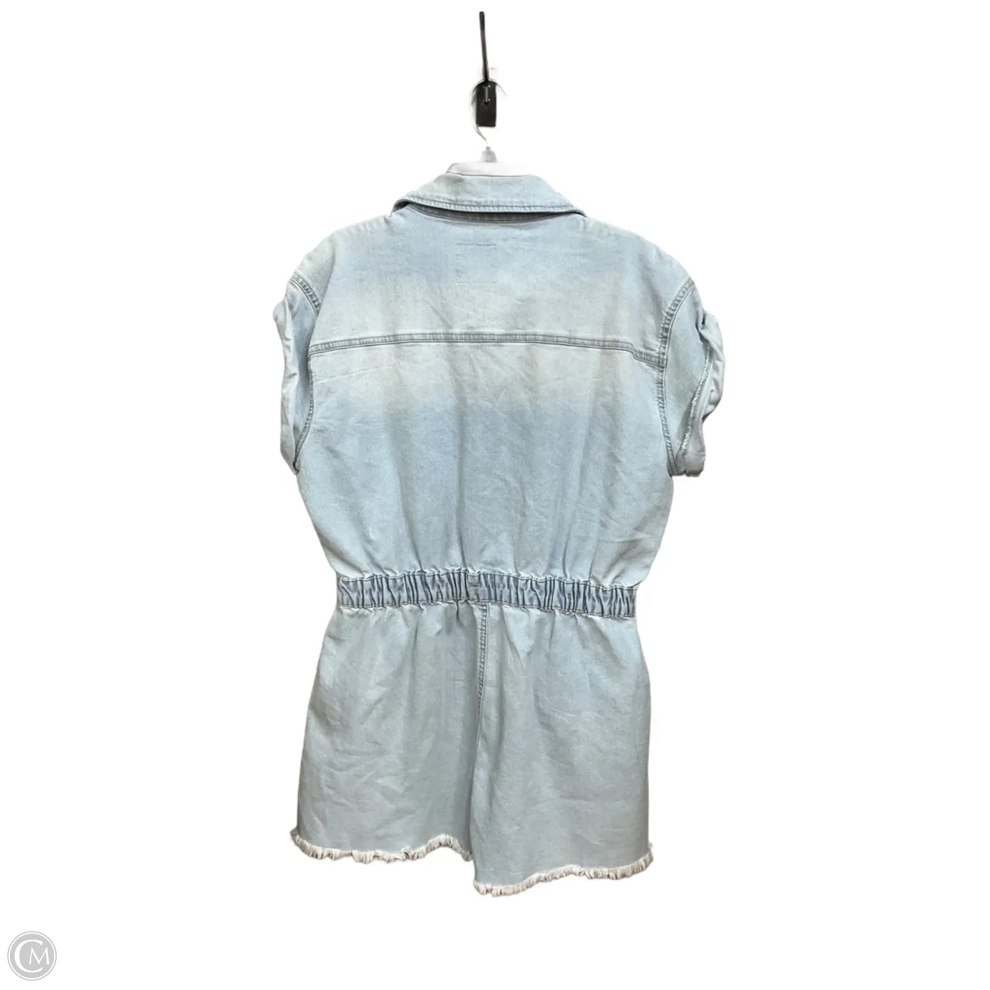 Romper By Celebrity Pink In Blue Denim, Size: Xl