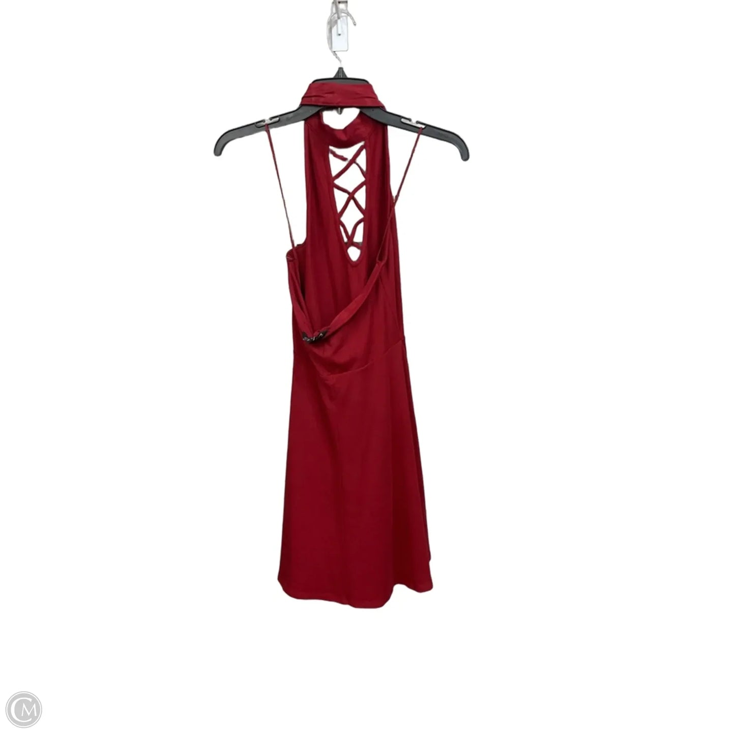 Dress Casual Short By Express In Red, Size: S
