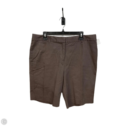 Shorts By Charter Club In Brown, Size: 16