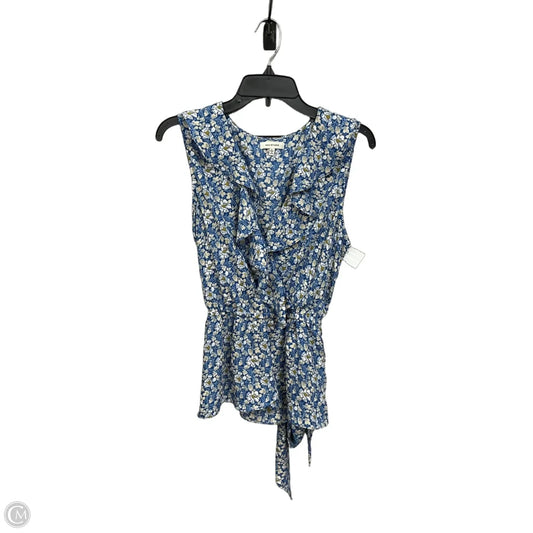 Blouse Sleeveless By Max Studio In Floral Print, Size: L