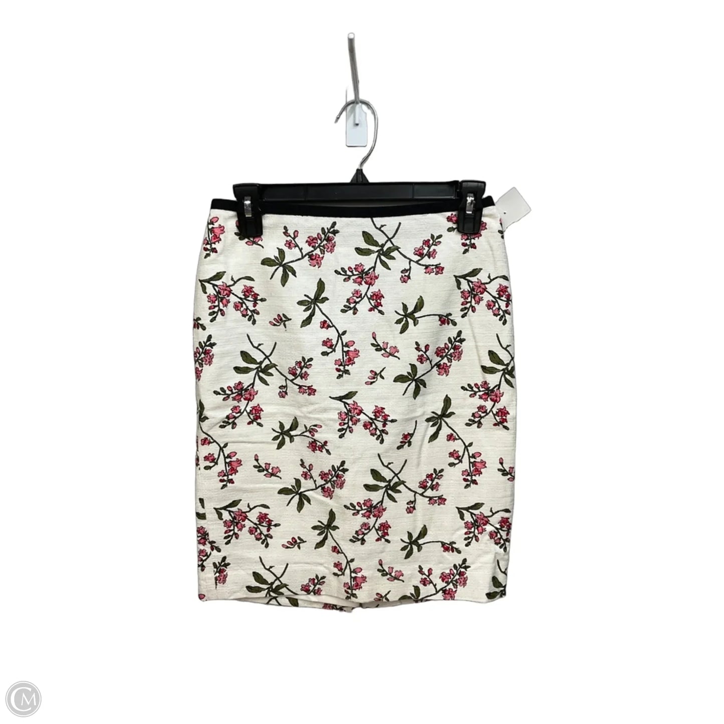 Skirt Midi By Ann Taylor In Floral Print, Size: 0p