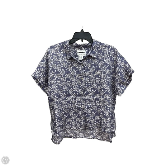Blouse Short Sleeve By Rachel Zoe In Floral Print, Size: M