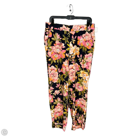 Pants Other By Loft In Floral Print, Size: 8