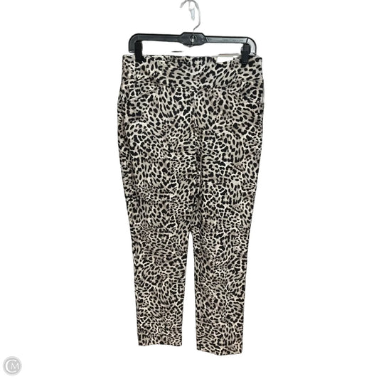 Pants Cropped By Chicos In Animal Print, Size: 6