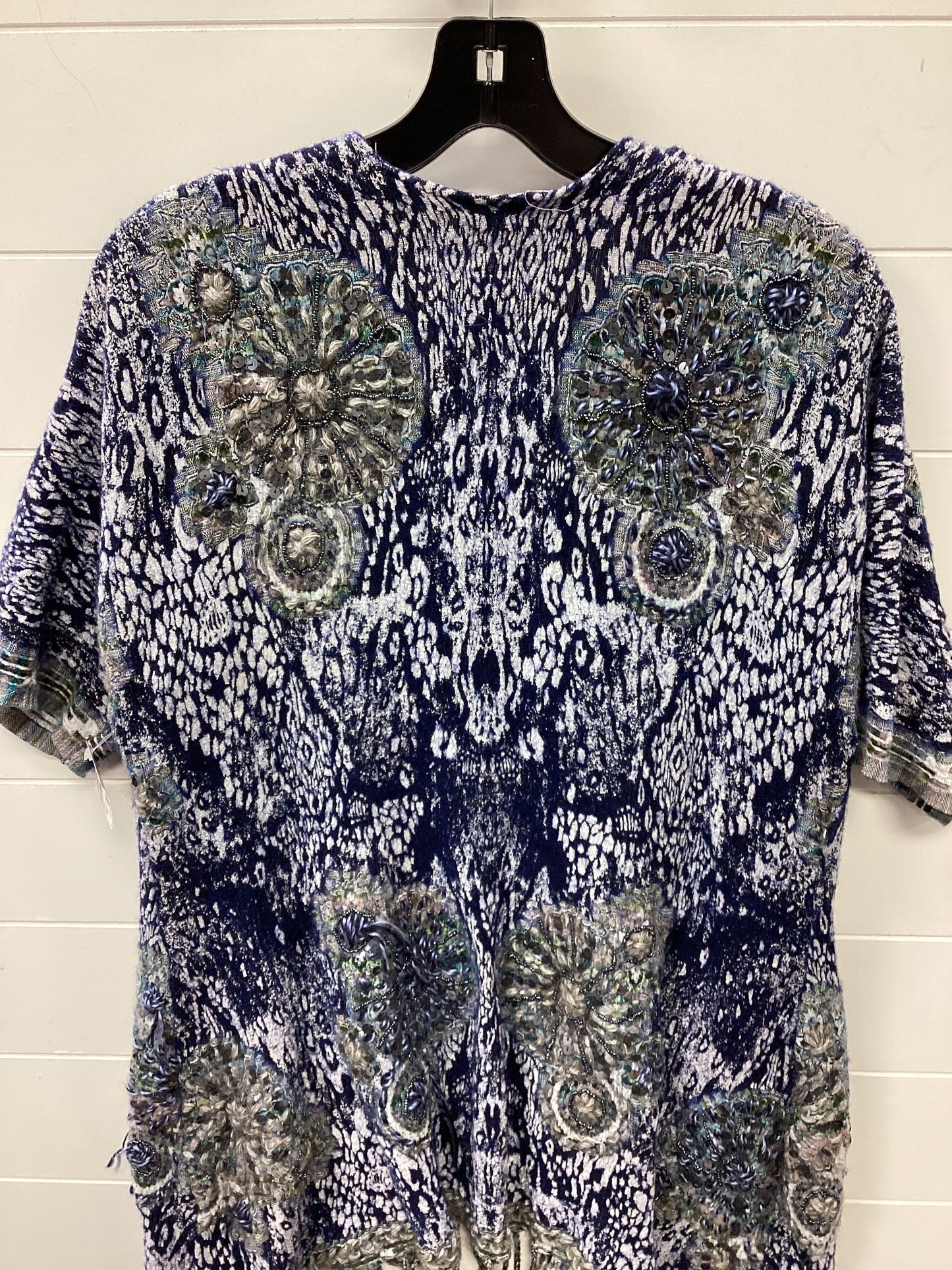 Sweater Cardigan By Mystree In Blue, Size:M