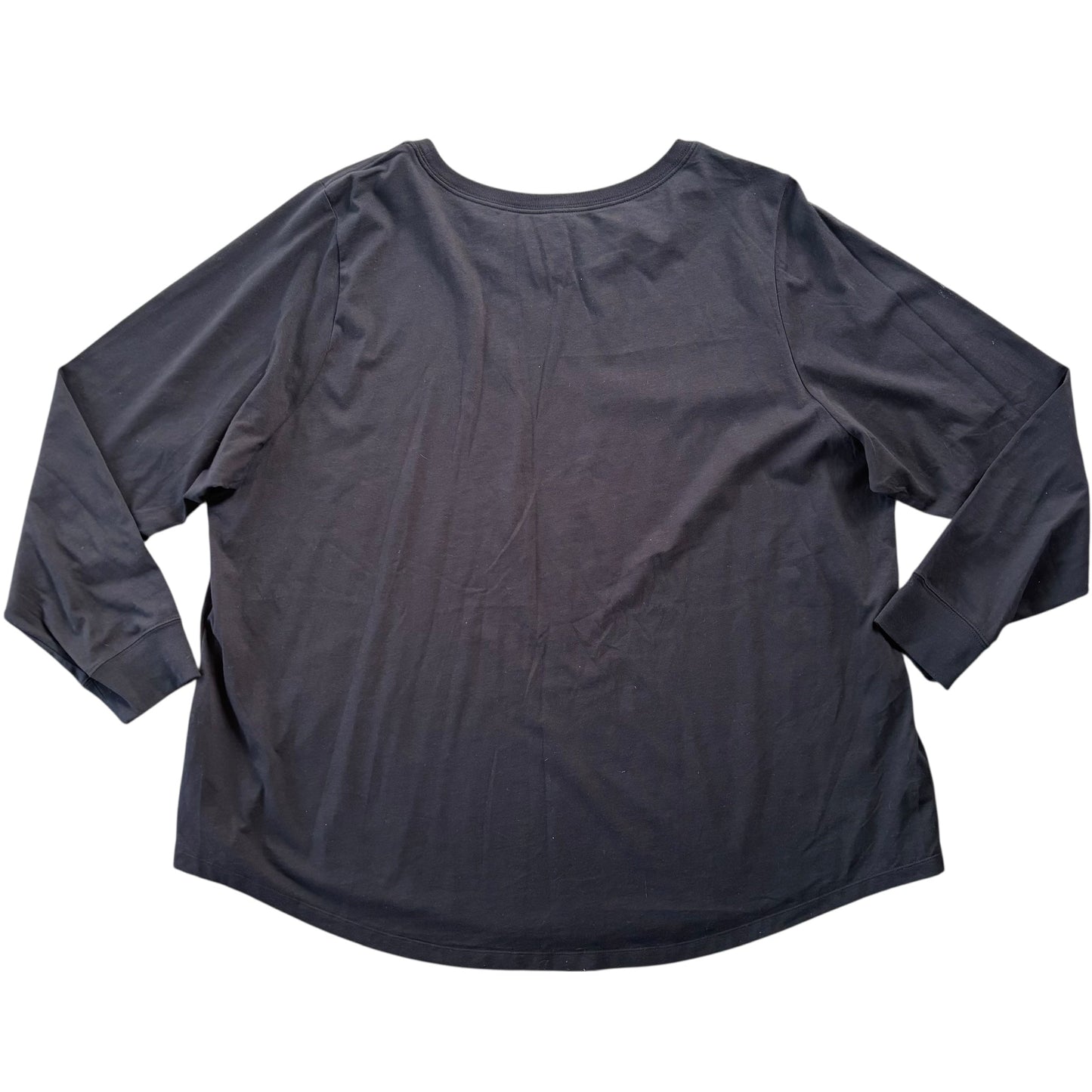Athletic Top Long Sleeve Crewneck By Nike Apparel In Black, Size: 3x