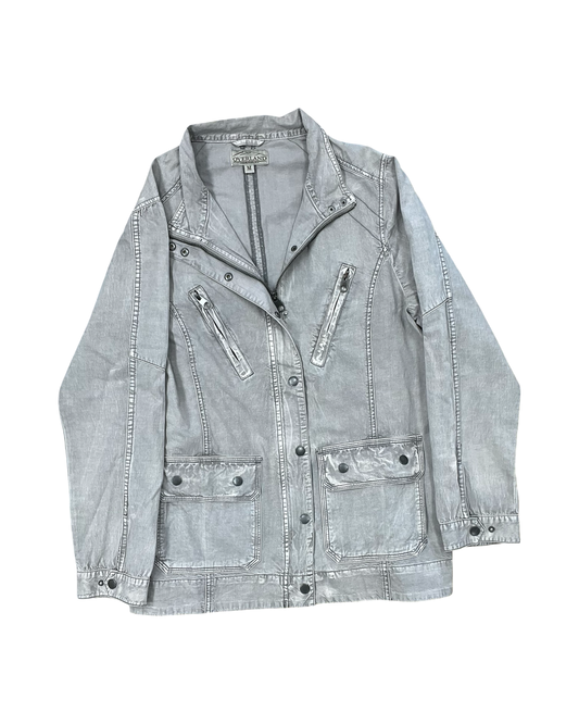 Jacket Other By Clothes Mentor In Grey, Size:M