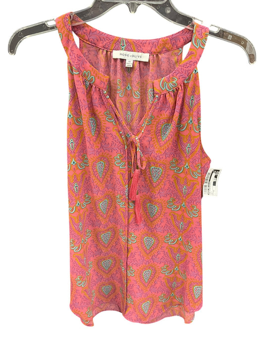 Top Sleeveless By Rose And Olive  Size: Xs