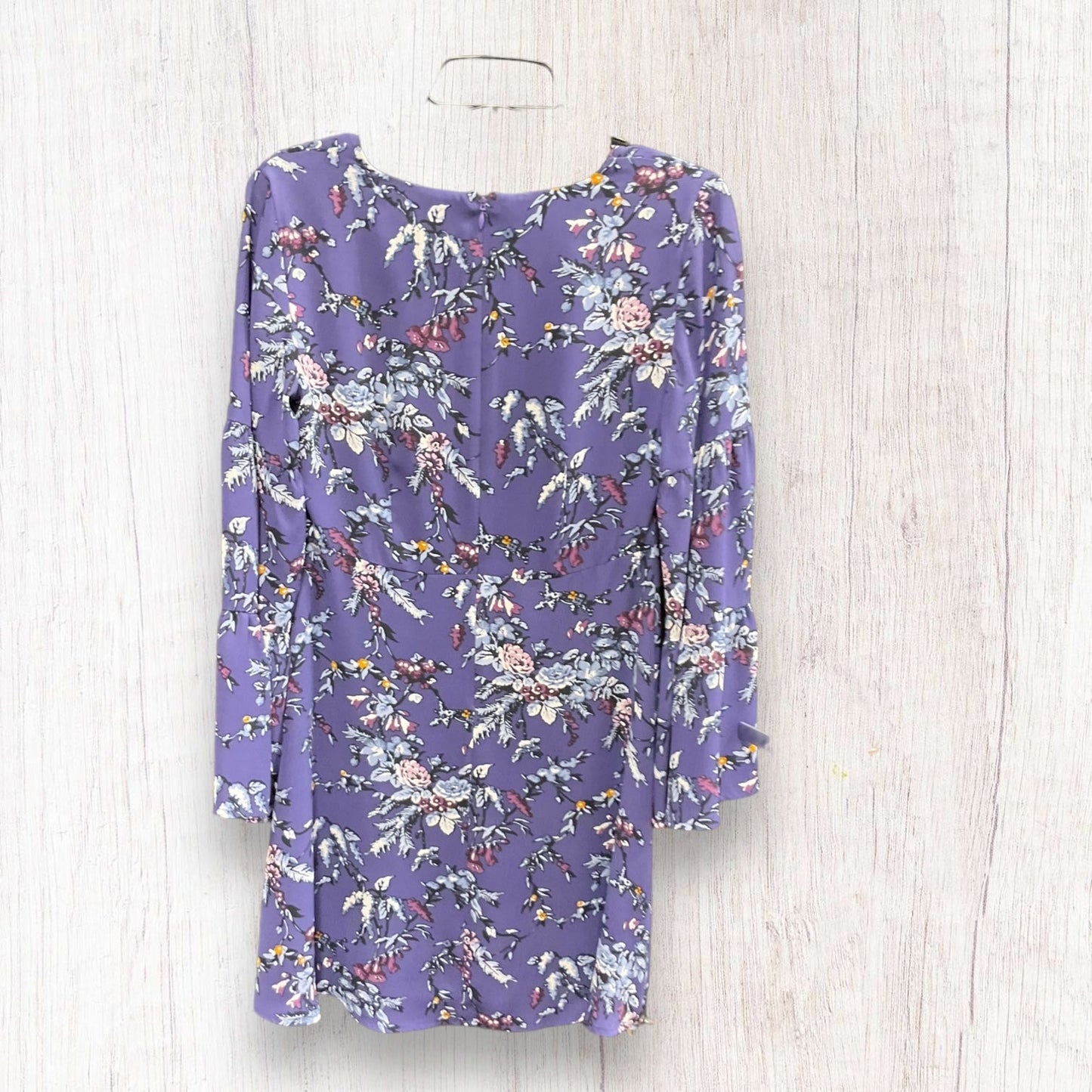 Floral Print Dress Casual Short Loft, Size 0