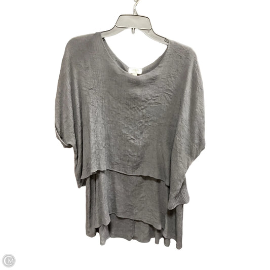 Top Short Sleeve By Umgee In Black, Size: L