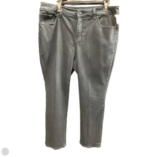 Jeans Straight By Chicos In Black, Size: M