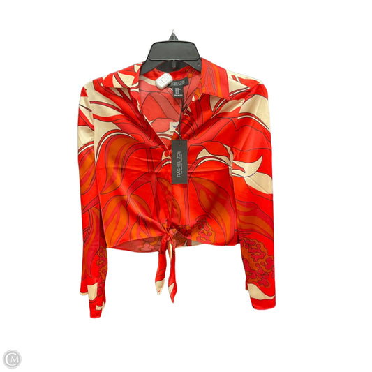 Top Long Sleeve By Rachel Zoe In Red, Size: Xs