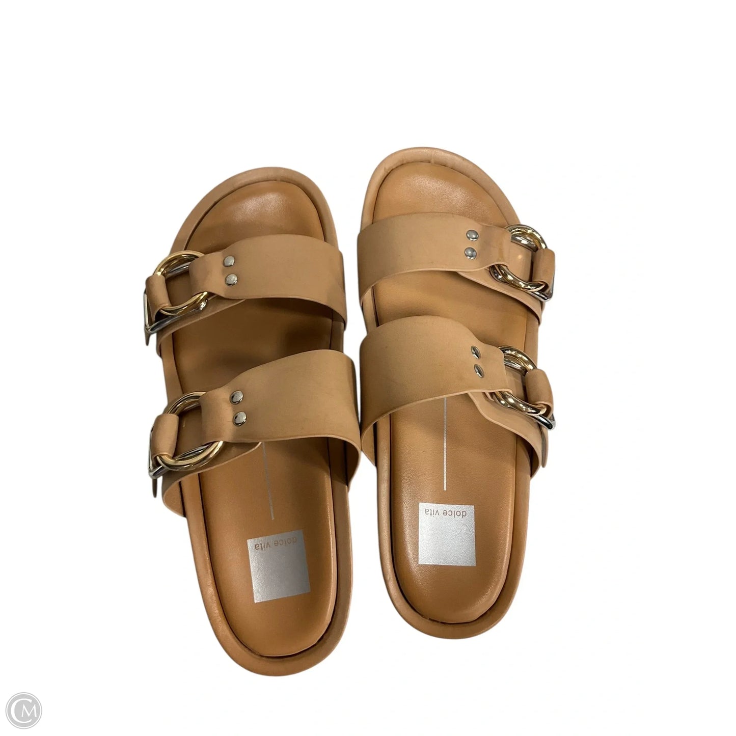 Sandals Flats By Dolce Vita In Beige, Size: 10