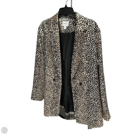 Blazer By Nine West In Animal Print, Size: Xl