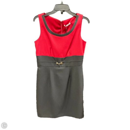 Dress Casual Short By Studio 1 In Black & Red, Size: 10