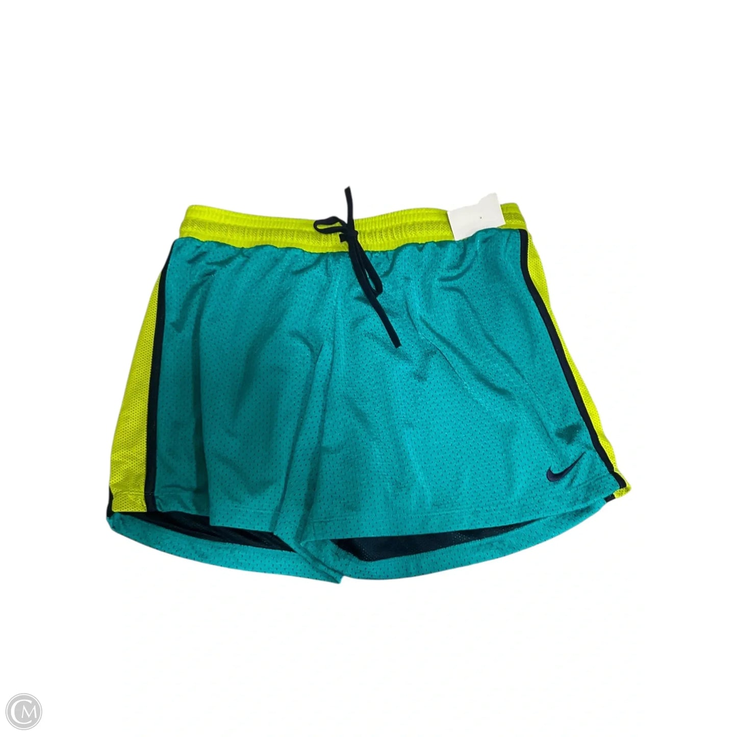 Athletic Shorts By Nike Apparel In Blue & Yellow, Size: L