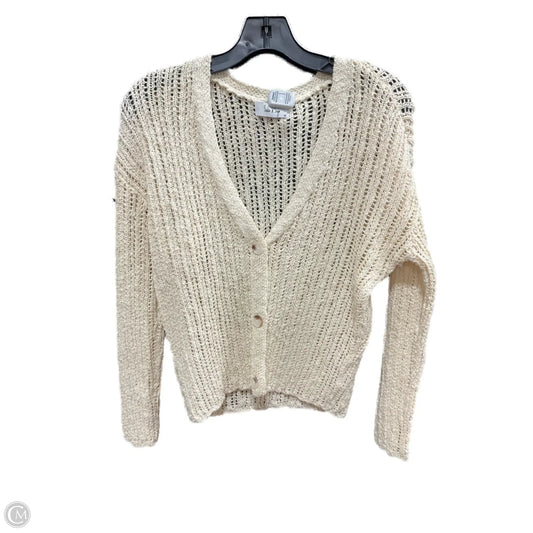 Sweater Cardigan By Sadie & Sage In Yellow, Size: Xs