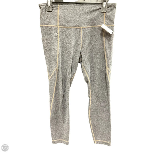 Athletic Leggings By Athleta In Grey, Size: Mp