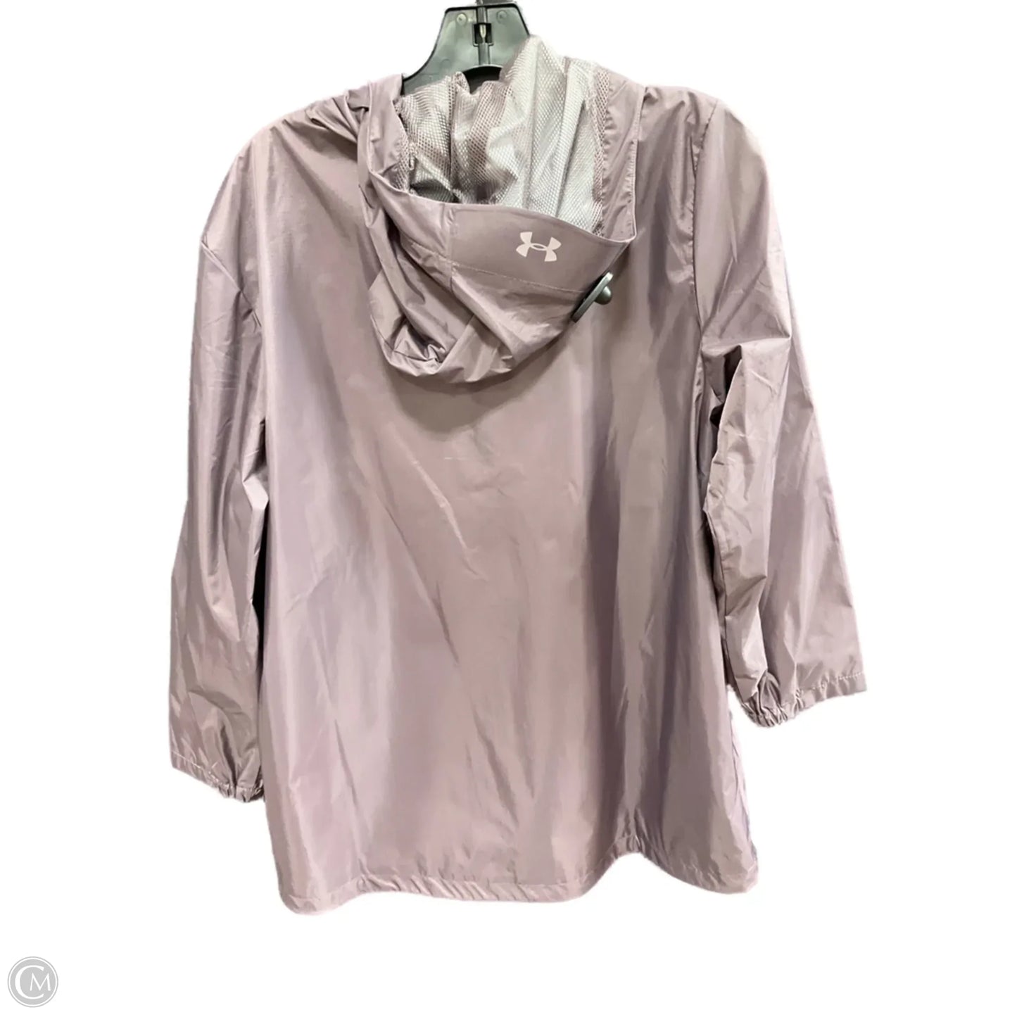 Jacket Windbreaker By Under Armour In Purple, Size: Xl