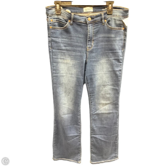 Jeans Wide Leg By Nicole Miller In Blue Denim, Size: 12